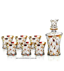 Bộ Bình Rượu Whisky Patriot CRYSTAL BOHEMIA 48013-23203