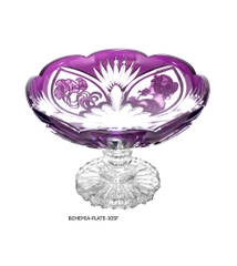 ĐĨA PHA LÊ MÀU BOHEMIA  30.5CM