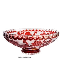 Tô Pha Lê Màu Con Công