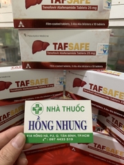 THUỐC TAFSAFE 25MG MỚI VỀ VIỆT NAM