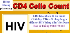 CD4 bao nhiêu là an toàn?