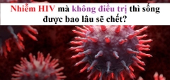 Nhiễm HIV không điều trị thì sống được bao lâu?