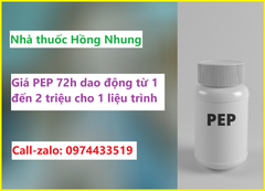 Thuốc PEP 72h giá bao nhiêu?