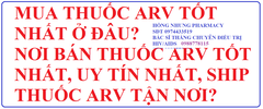 MUA THUỐC ARV TỐT NHẤT TPHCM, HÀ NỘI