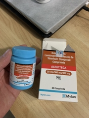 TDF 300mg 3TC 300mg DTG 50mg giá bao nhiêu?