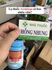 Lọ thuốc Acriptega có bao nhiêu viên?