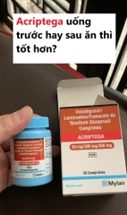 Acriptega uống trước hay sau ăn thì tốt hơn?