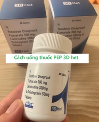 Cách uống thuốc PEP 3D het?