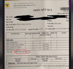 Nguyên nhân xét nghiệm khẳng định HIV cho kết quả chưa xác định là gì?