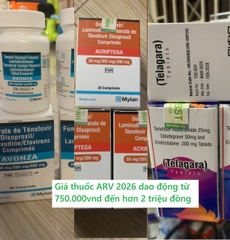Giá ARV 2026 bao nhiêu tiền?