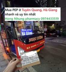 Mua thuốc PEP ở Hà Giang, Tuyên Quang nhanh và uy tín nhất?
