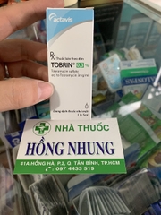 Mua thuốc nhỏ mắt TOBRIN 0,3% lọ 5ml tốt nhất ở TPHCM (Sài Gòn)