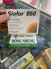 Mua thuốc Siofor 850mg điều trị tiểu đường của Đức tốt nhất ở TPHCM (Sài Gòn)