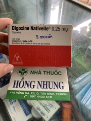 Mua thuốc Digoxine Nativelle 0,25mg ở đâu tốt nhất TPHCM, Hà Nội