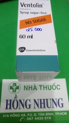 Mua thuốc siro giãn phế quản Ventolin không đường tốt nhất ở TPHCM (Sài Gòn)