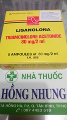 Mua ống thuốc tiêm chứa triamcinolone LISANOLONA 80mg/ 2ml tốt nhất ở TPHCM (Sài Gòn)