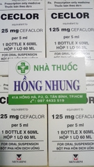Mua thuốc kháng sinh CECLOR 125mg/5ml x lọ 60ml cho trẻ em tốt nhất ở TPHCM (Sài Gòn)