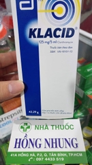 Mua thuốc kháng sinh dạng cốm pha hỗn dịch uống KLACID 125mg/5ml tốt nhất ở TPHCM (Sài Gòn)