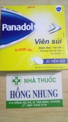 Mua viên sủi giảm đau, hạ sốt Panadol tốt nhất ở TPHCM (Sài Gòn)