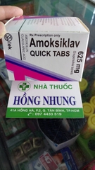 Mua thuốc kháng sinh Amoksiklav quick tabs 625mg của Slovenia tốt nhất ở TPHCM (Sài Gòn)