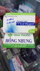 Mua thuốc phòng và điều trị hen suyễn MONTIGET tốt nhất ở TPHCM (Sài Gòn)