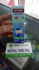 Mua chai xịt mũi phòng ngừa cảm cúm cho em bé BETADINE KIDS COLD DEFENCE NASAL SPRAY KIDS 1+ của Áo tốt nhất ở TPHCM (Sài Gòn)