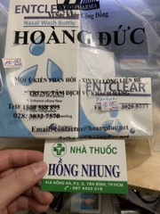 Mua bình và hộp muối biển rửa mũi ENTCLEAR ở đâu tốt nhất TPHCM, Hà Nội, Việt Nam