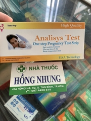Que thử thai Analisys test giá bao nhiêu, mua ở đâu tốt nhất?