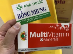 Sủi Multivitamin&Minerals của Đức giá bao nhiêu, mua ở đâu tốt nhất?