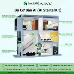 Bộ Chống Trộm Cơ Bản AI (Ajax Starter Kit AI) - #1 Châu Âu