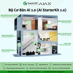 Bộ Chống Trộm Cơ Bản AI 2.0 (Ajax Starter Kit AI 2.0) - #1 Châu Âu