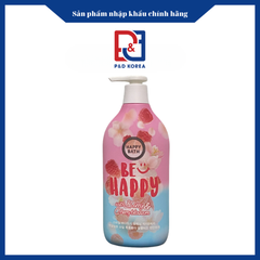 Happybath Sữa tắm chery và dâu 900ml