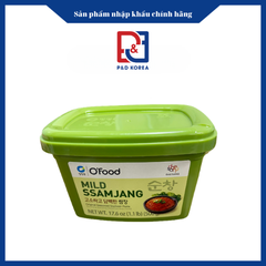 CJW Tương chấm xanh 500g 양념듬뿍 쌈장