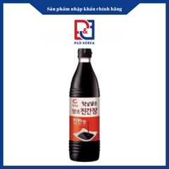CJW Xì dầu chấm mác đỏ mã mới 500ml 양조진간장 진한맛