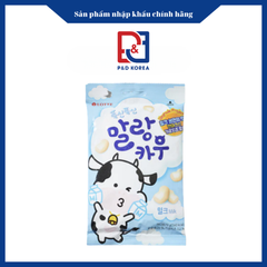 Lotte Kẹo sữa bò túi xanh 79g 말랑카우 우유맛