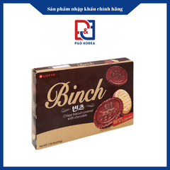 Lotte Bánh quy Binch socola 204g 빈츠