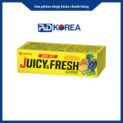 Lotte Kẹo cao su Juicy & Fresh 26g 쥬시후레쉬