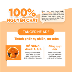 Jejufeel Nước giải khát quýt túi 230ml Tangerine Ade