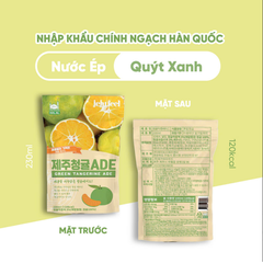 Jejufeel Nước giải khát quýt xanh túi 230ml Green Tangerine Ade
