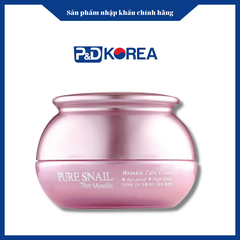 BERGAMO Kem dưỡng da chống nhăn Pure Snail Bergamo hồng tinh chất sên 50g 퓨어스네일 링클케어 크림