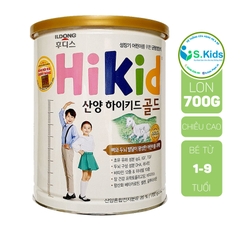 Sữa Hikid Dê Hàn Quốc 700g (bé từ 1-9 tuổi)