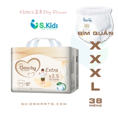 Bỉm quần Gooby Extra size XXXL 38 miếng