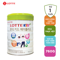 Sữa Lotte Kid A+ tăng chiều cao cho bé từ 1 tuổi trở lên