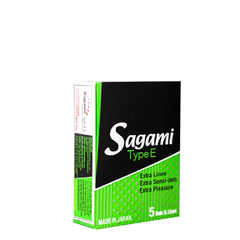 Bao cao su Sagami Type E - Hộp 5 chiếc