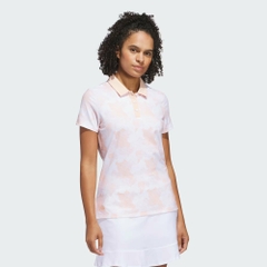 Áo Polo Adidas Nữ Chính Hãng - Ultimate365 Printed Blanket - Màu Hồng | Japansport JC6764