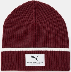 Mũ Puma Nam Chính Hãng - PUMA CLASS Mid Crown Beanie - Màu Đỏ | JapanSport 026413-02