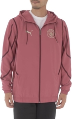 Áo Khoác Puma Nam Chính Hãng - Men's Soccer Football Club Team European MCFC Prematch Woven - Màu Tím | JapanSport 777580-26