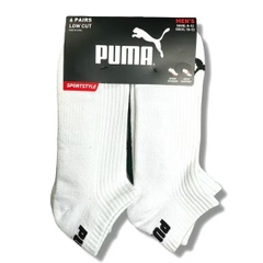 Set 6 đôi Tất Puma Chính Hãng - PUMA SOCKS MEN'S - Màu Trắng | JapanSport 1603-132352-0325