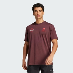 Áo Phông Adidas Nam Chính Hãng - LES MILLS Team Graphic Tee - Màu Đỏ Ruby | JapanSport JW3877