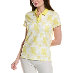 Áo Polo Adidas Nữ Chính Hãng - Ultimate365 Printed Polo - Màu Vàng | Japansport JC6766